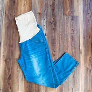 A:glow Maternity Cropped Skinny Jeggings Size 16